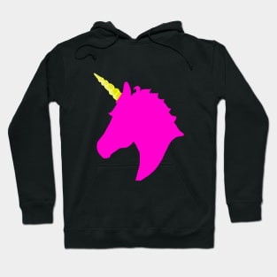 Pink Unicorn Head Hoodie